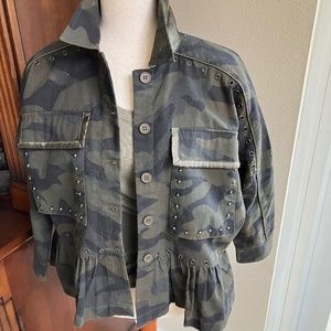 Joie Camo Short Jacket  -Size Small